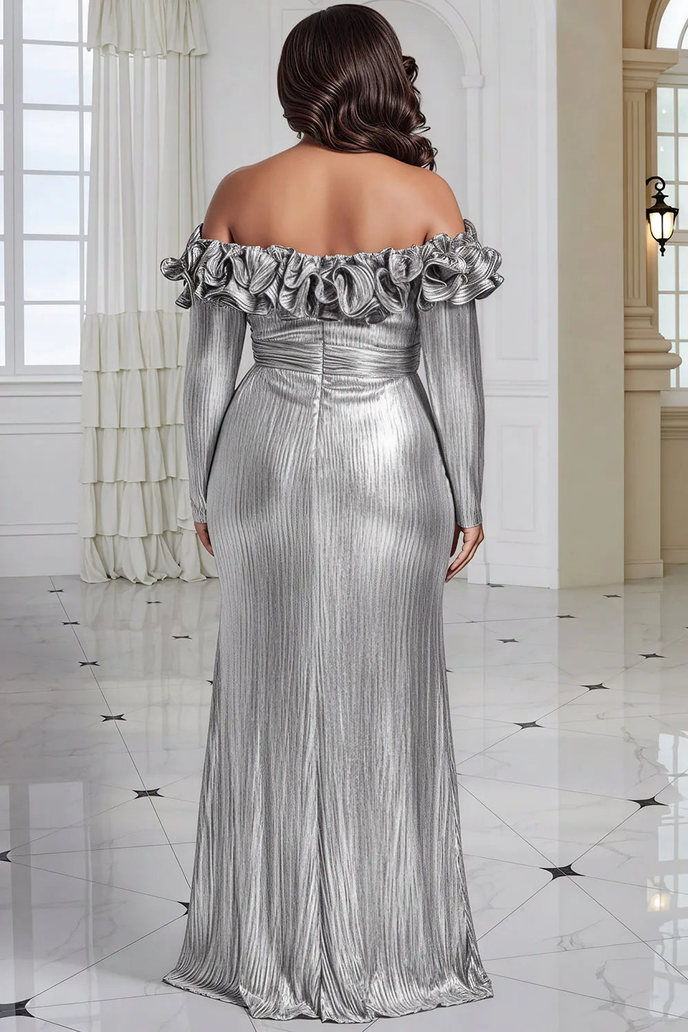 Elegant Shimmer Formal Gown