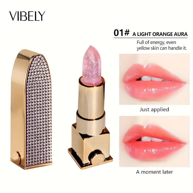 2 in 1 Sparkling Changing Lipstick