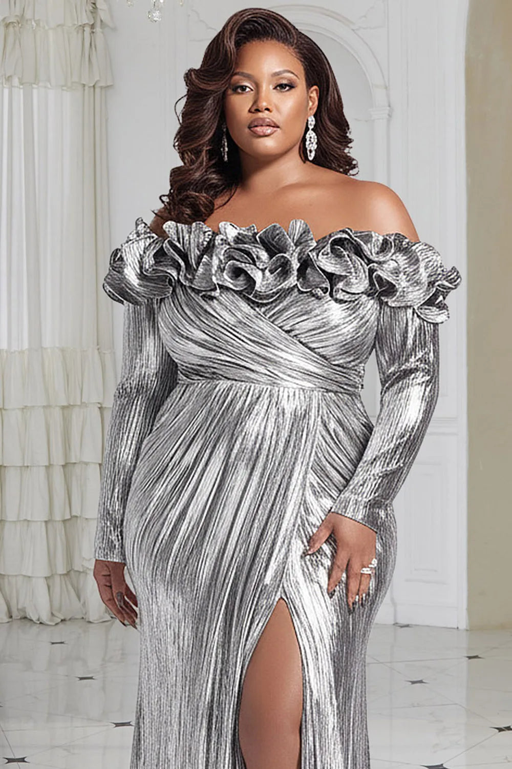 Elegant Shimmer Formal Gown