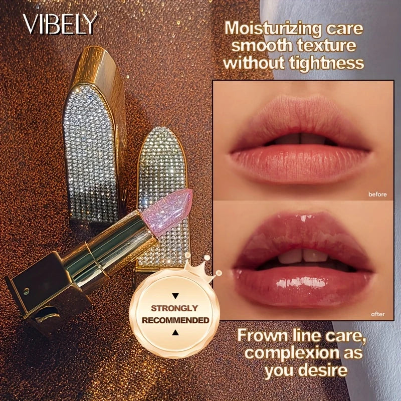 2 in 1 Sparkling Changing Lipstick