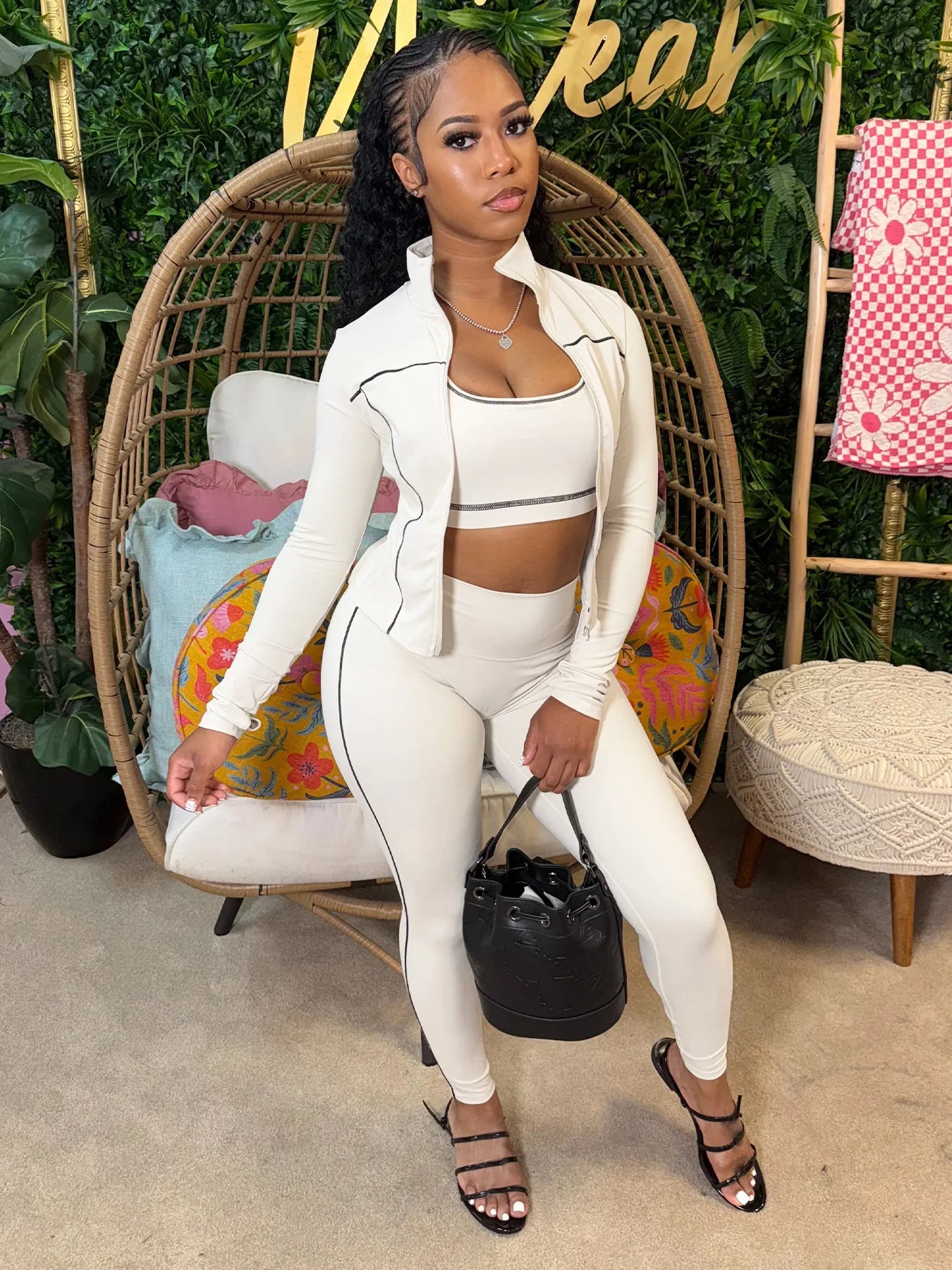 3 Pc Sporty Fitness Set