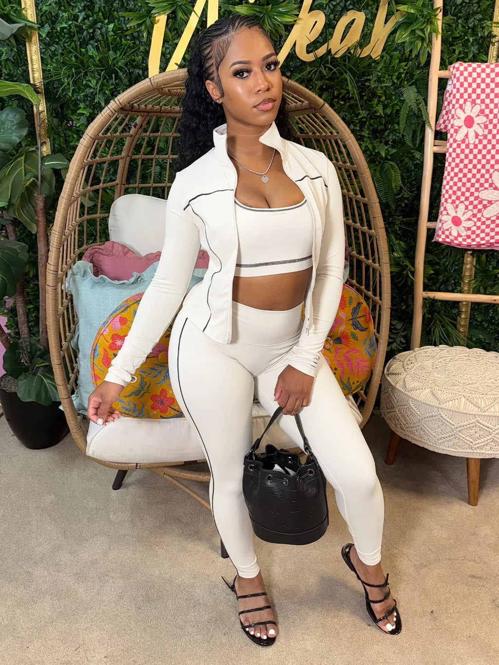 3 Pc Sporty Fitness Set