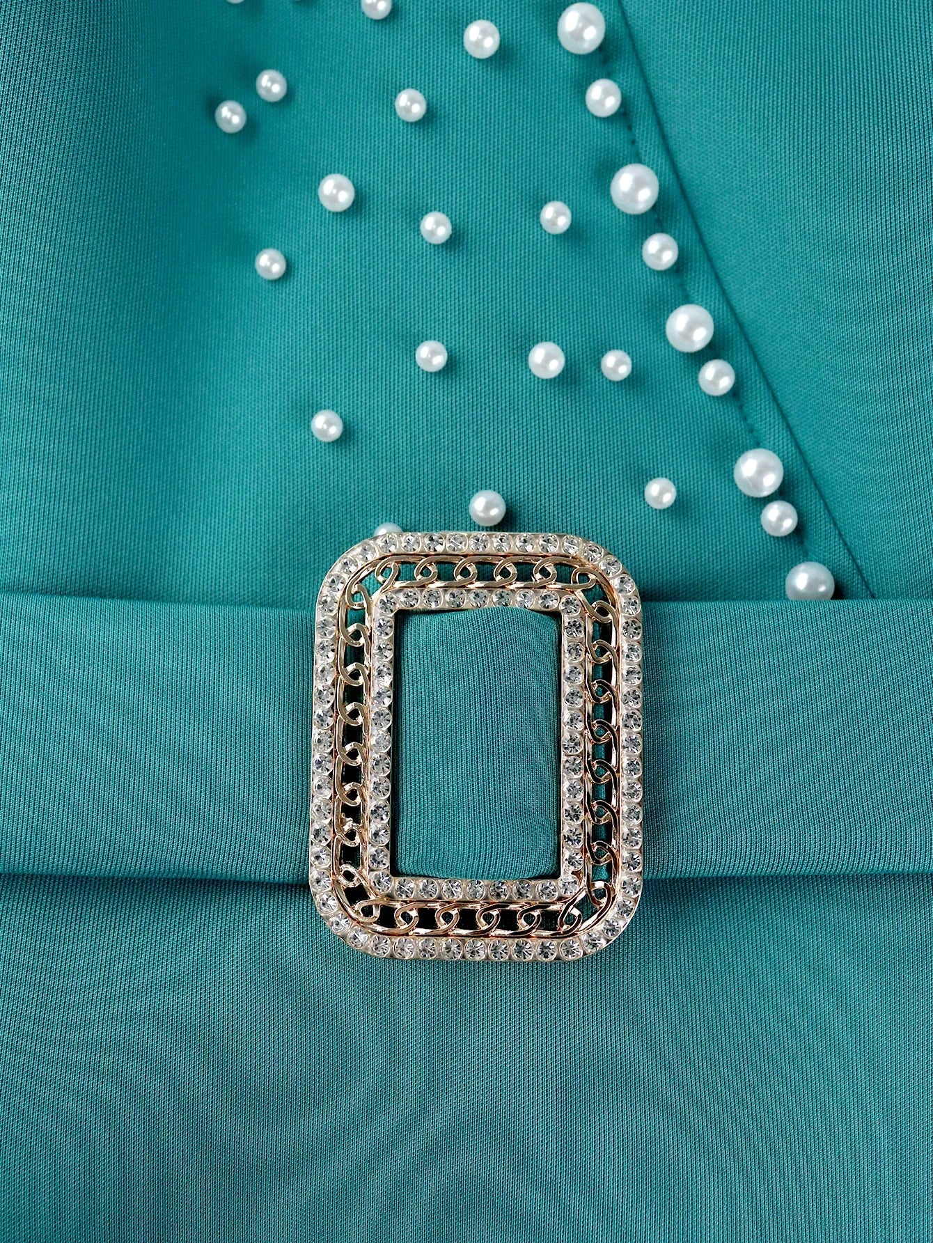 Lantern Sleeve Formal Dress