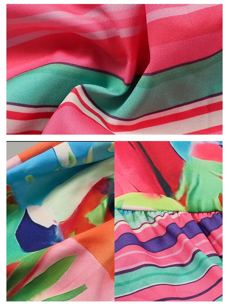 Irregular Pattern Dress